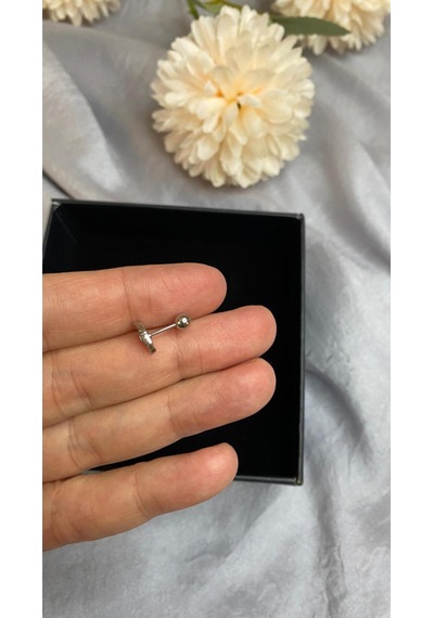 Mavi Göz Nazar Boncuğu Tragus Piercing Renkli