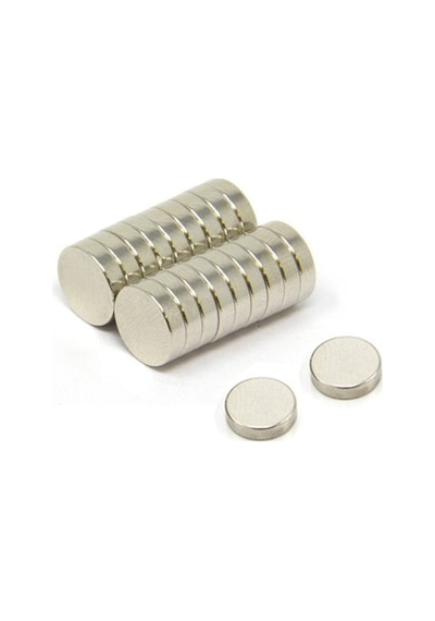 8 X 2 Mm Yuvarlak Neodyum Mıknatıs - 100 Adet