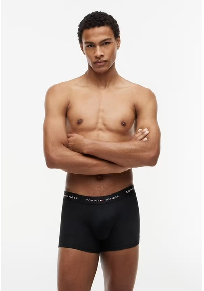 Tommy Hilfiger Erkek 3'lü Boxer Paketi-um0um036170xk Siyah