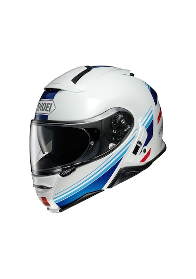 Shoei Neotec 2 Seperator Çene Açilir Motosiklet Kaskı Beyaz - Mavi