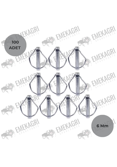 Emek Ticaret Yaylı Pim 6 Mm 100 Adet