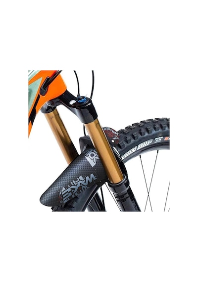 Wake Mtb Bisiklet Çamurluk Trekking Ön Veya Arkaya Takılabilir 4 Adet Cırt Kelepçe Hediyeli Laid Back Siyah - Gri