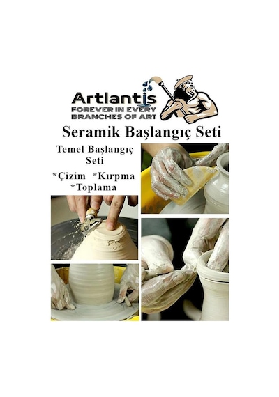 Seramik Ve Çömlek Şekillendirme Seti Ebeşuar 16 Parça 1 Paket Kil Modelaj Modelleme Heykel Şekillendirici Hobi Sanatsal