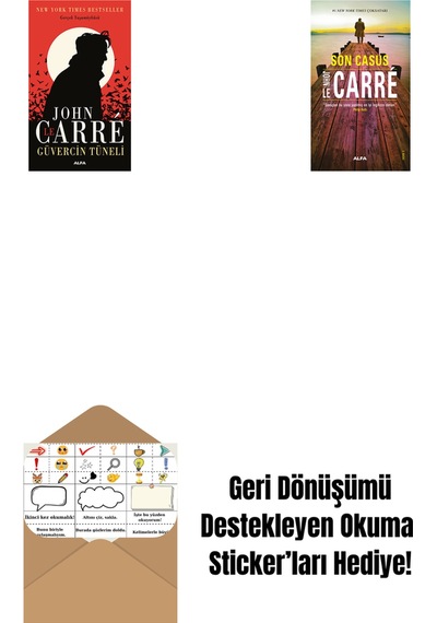 Güvercin Tüneli + Son Casus + Okuma Sticker'ları