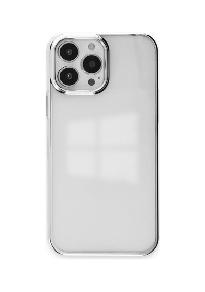 Apple iPhone Uyumlu - 14 Pro Max Kılıf Element Silikon - Gümüş