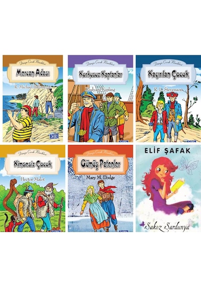 Sakız Sardunya Elif Şafak Ve Parıltı Yayınları 6 Kitap Set