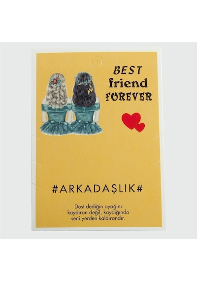 Hnrlıshp 3lü Arkadaşlık Bileklik Kartı-sarı Çok Renkli 40229107
