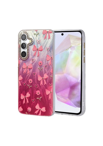Samsung Galaxy  Uyumlu  A35 5g Kılıf Blade Aynalı Desenli Kapak - Desen 3