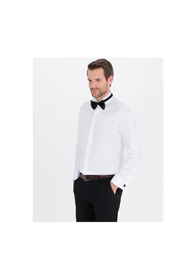 Pierre Cardin Slim Fit Smokin Gömlek 50251058-vr013 Beyaz