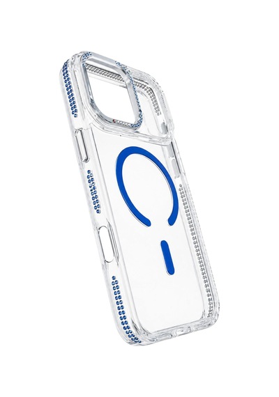 Nettech Apple İphone 17 Pro Max Uyumlu Taşlı Seri Arka Koruma Kılıf - Pembe