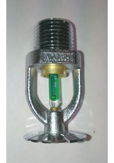 Ul Hız Sarkık Tip Yangın Sprink Krom 93 C Yeşil 1/2 Sr