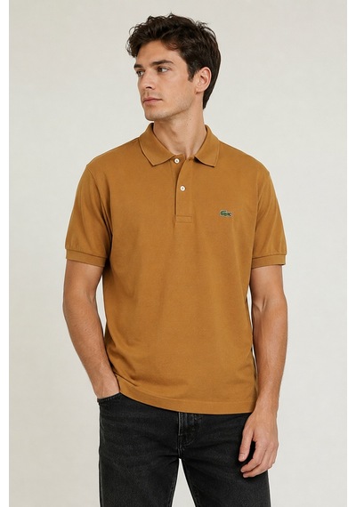 Lacoste Men's Classic Fit Polo T-shirt Erkek Polo Yaka Tişört Bej