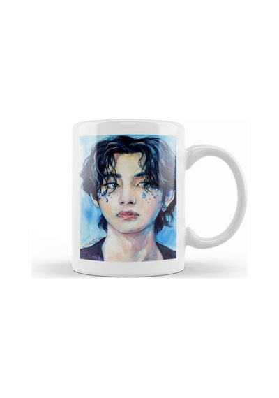Bts Sapphire Taehyung Kupa Bardak Porselen Karışık