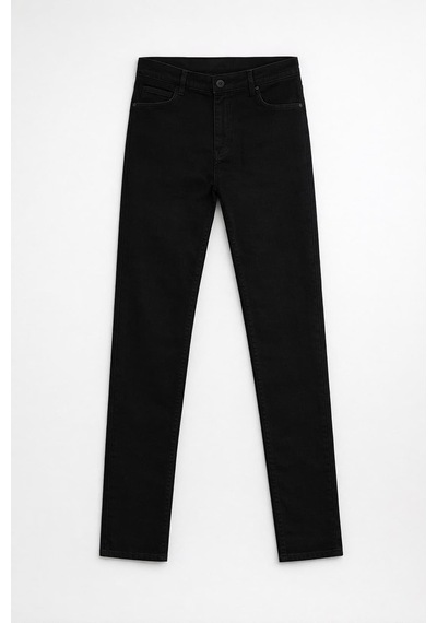 Blue White Kadın Likralı Skinny Fit Siyah Jean Pantolon 34
