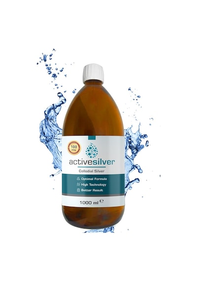 Active Silver 100 PPM Kolloidal Gümüş Suyu 1 L
