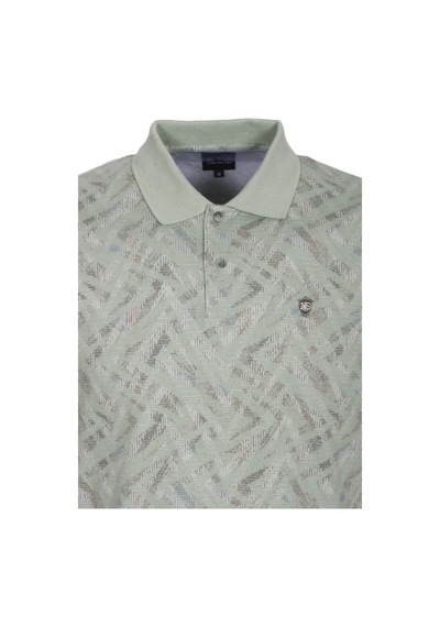 Erkek Polo Yaka Tişört Çağla Slim Fit Ribanalı Kol Pamuklu Baskılı T-shirt Ncs Jeans 1254-çağla Mint