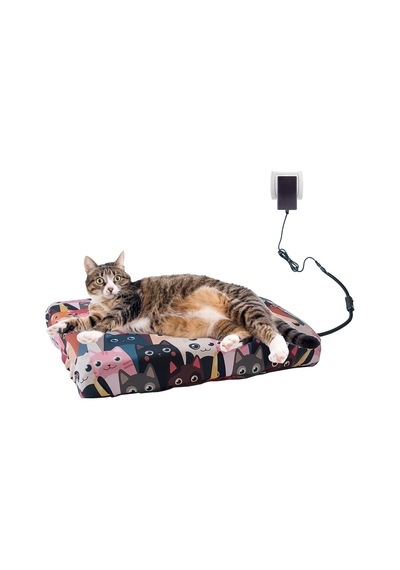 Kedi Minderi Isıtmalı Model 45x45cm 16v Adaptörlü