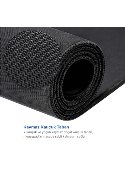 90x40 Cm Ejderha Desenli Oyuncu Gaming Mouse Pad Kaymaz Kauçuk Taban Fare Altlığı Xxl Mousepad Drake Serisi 006
