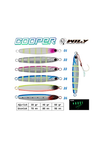Wily Cooper Jig 60 Gr 104 Mm