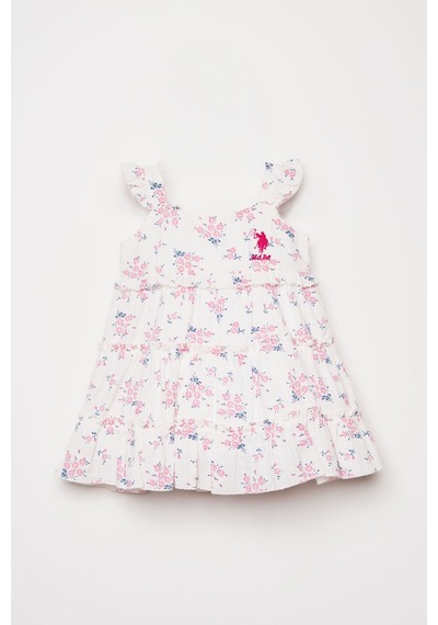 U.s. Polo Assn. Kız Bebek Pembe Elbise 5274-50170 Pembe