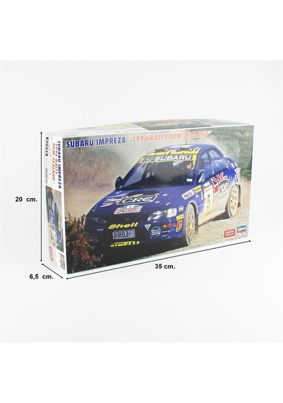 Hasegawa 20696 1/24 Ölçek, Subaru Impreza 1996 Rally New Zealand , Limited Edition Yarış Aracı Plastik Model Kiti