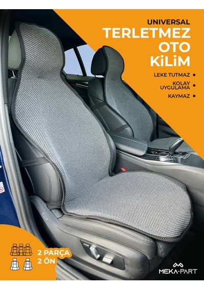 Meka Part Oto Koltuk Koruyucu Kılıf Füme Universal 2 Parça