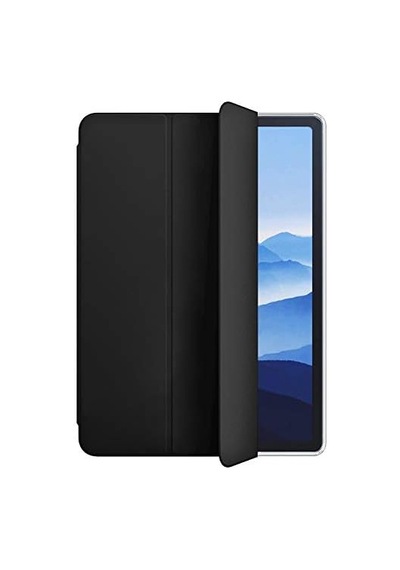 Apple İpad Pro 11 2024 Kılıf A2836-a2837 Slim Translucent Back Smart Cover Siyah İpad Pro 11 2024 İle Uyumlu Kılıf - Siyah