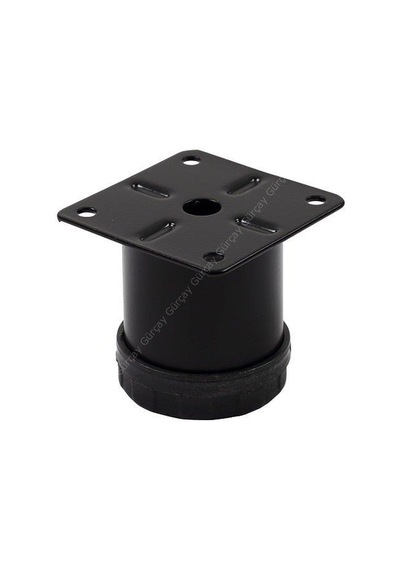Metal Mobilya Ayağı 42mm Siyah