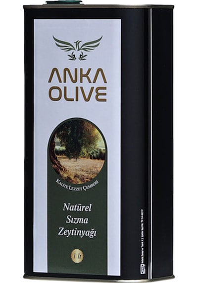 Anka Olive Erken Hasat Soğuk Sıkım Siyah Teneke 1 L