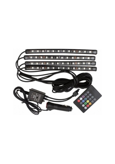 Ayak Altı Led Rgb 12 Ledli Sese Duarlı Led