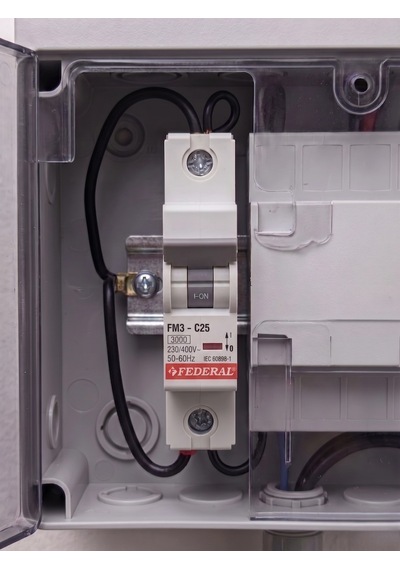 1 Adet Federal 1x25 A C Tipi 3ka Otomatik Sigorta Fm3-c 9ec-c0331-0d25 Diğer