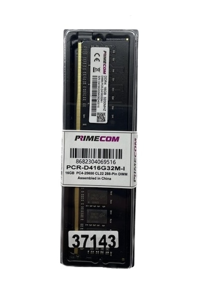 Prımecom Pcr-d416g32m-ın 16gb Tek Parça Ddr4 3200mhz İntel Uyumlu Pc Bellek