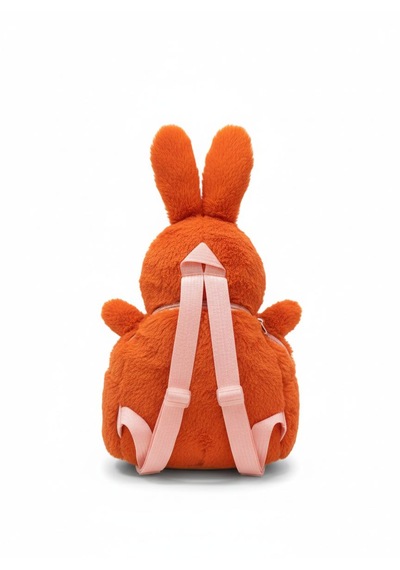 Sarı Çantalı Peluş Ayıcık 5 Renk Varyantlı Turuncu