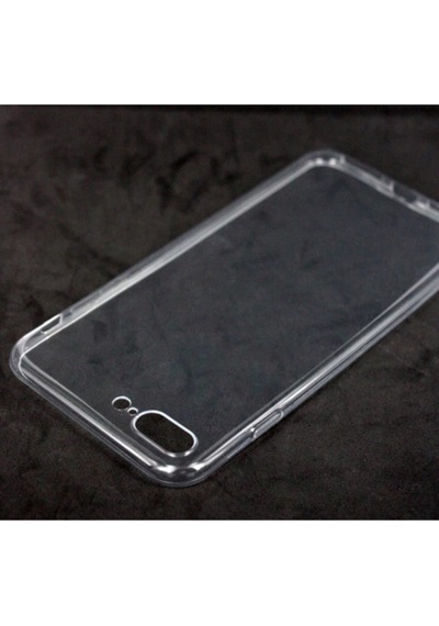 Apple iPhone Uyumlu 8 Plus Şeffaf Silikon Premium Kılıf