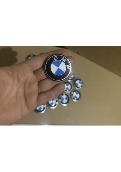 Bmw Direksiyon Logosu Oem Metal 47 Mm Tam Ölçü Sticker Değil Hatasız Uyum 47mm