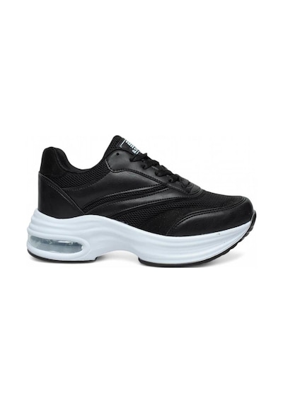 Bluefeet Drk Siyah Fileli Kadın Sneaker Spor Ayakkabı Siyah