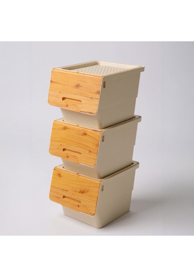 Technow Motek Bambu Kapak Çok Amaçlı Tekerlekli Banyo Düzenleyicisi 12x3 Lt Krem-bambu
