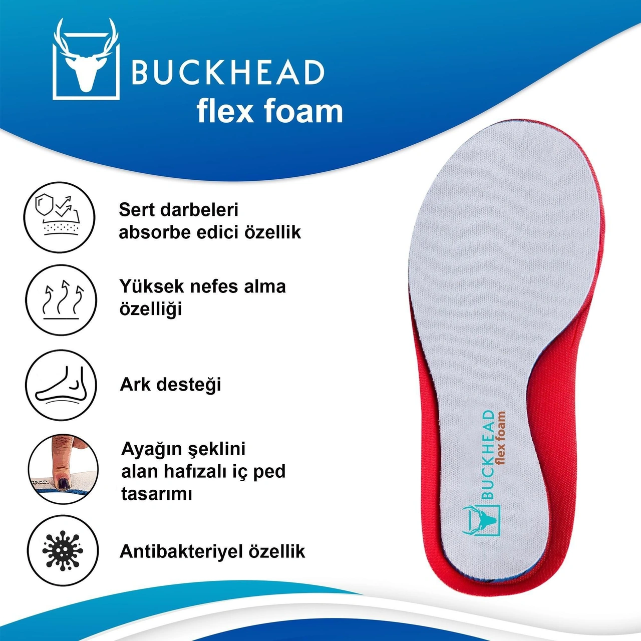 Buckhead Buck3045-033 Sonic Erkek Çocuk Işıklı Spor Ayakkabı Kırmızı