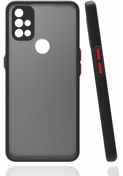One Plus Nord N10 5g Kılıf Mat Kamera Korumalı Renkli Tuşlu Sert Silikon Kapak Hux