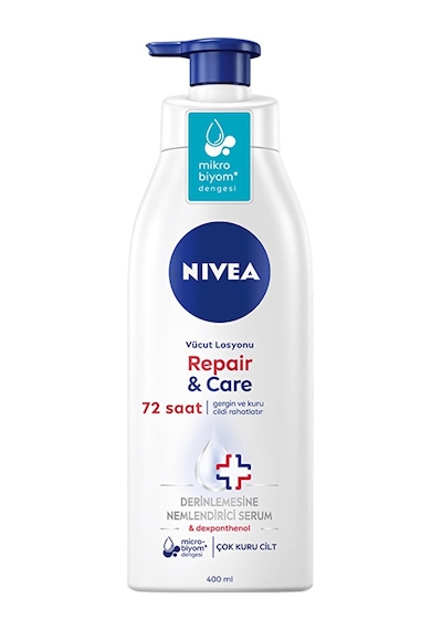 2 Adet Nivea Vücut Losyonu Repair&care 400 Ml
