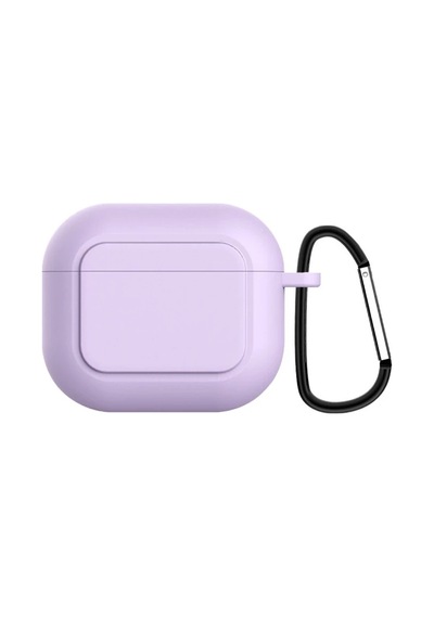 Ally Apple Airpods Uyumlu, 3 İçin Kancalı Ultra İnce Silikon Kulaklık Kılıfı- 5775