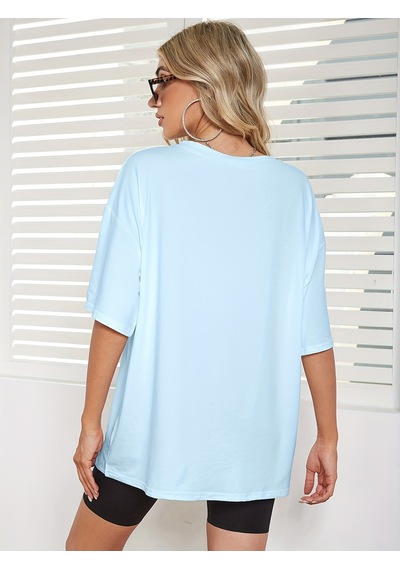 Uyguntarz Unisex Kahve Severlere Özel Tasarım Basklı Tshirt Bebe Mavisi