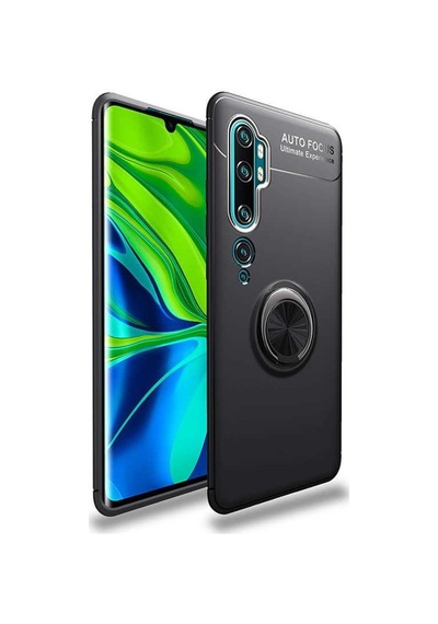 Xiaomi Mi Note 10 Yüzüklü Standli Manyetik Kamera Korumali Kilif 409986415