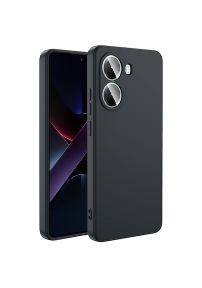 Zore Poco X7 Pro Kılıf Nvth Mara Lansman Kapak - Siyah