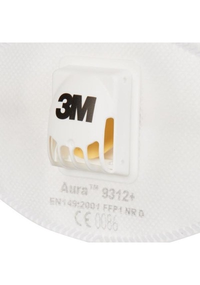 3M 9312+ Ventilli Toz Maskesi Ffp1 Aura
