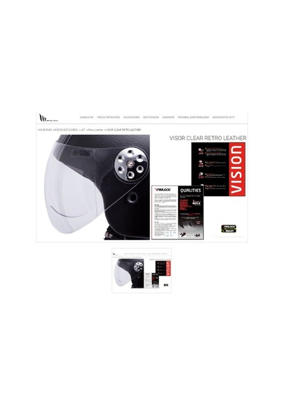 Mt Retro Leather Kask Camı