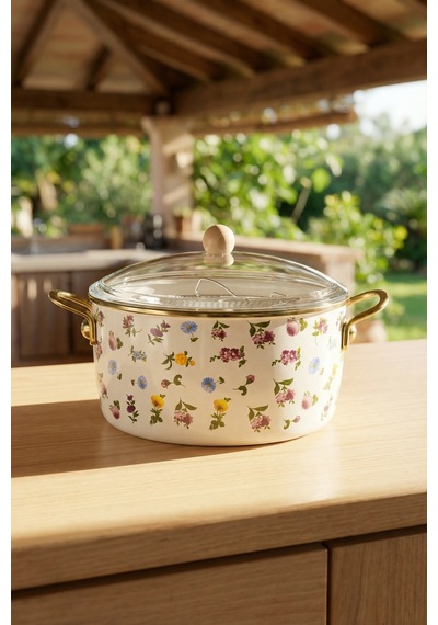 Petit Fleur Kızartma Tenceresi - 22 Cm Çok Renkli