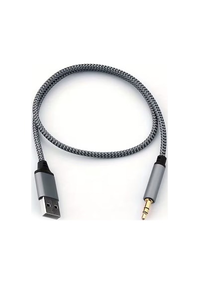 Aux Usb Dönüştürücü Kulaklık Kablosu Dönüştürücü Aux'tan Usb'ye Çevirme Aparatı
