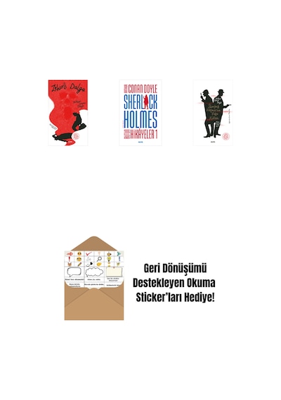 Zehirli Dalga + Sherlock Holmes - Bütün Hikayeler 1 Ciltli + Sherlock Holmes Un Vaka Kitabı + Okuma Sticker'ları