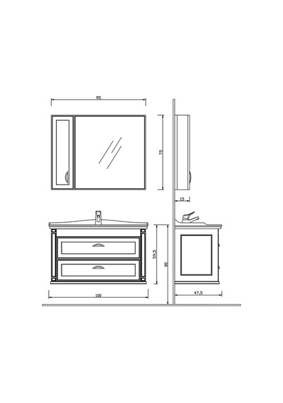 Denko Albatros 100 Cm Mdf Gri Banyo Dolabı Takımı Gri Denko Albatros 100 Cm Mdf Gri Banyo Dolabı Takımı Gri